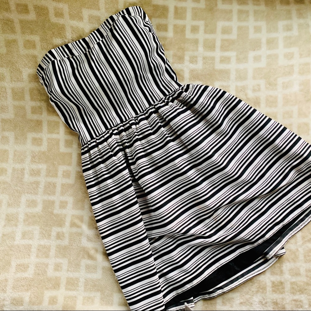 Charlotte Russe, striped sweetheart mini dress